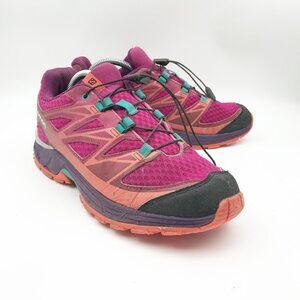 SALOMON Wings Purple Coral Trail Running Athletic Shoes Sneakers Womens 6